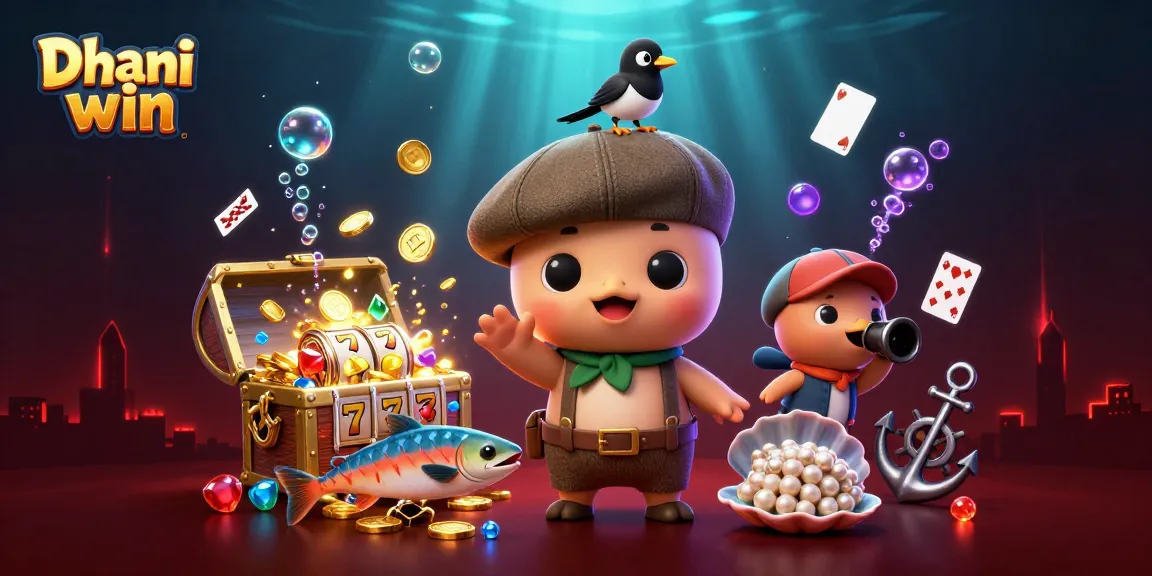 Dive into the excitement of Dhani win with playful characters and dynamic casino elements.